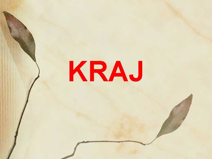 KRAJ 