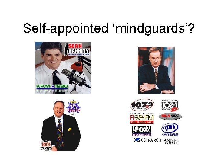 Self-appointed ‘mindguards’? 