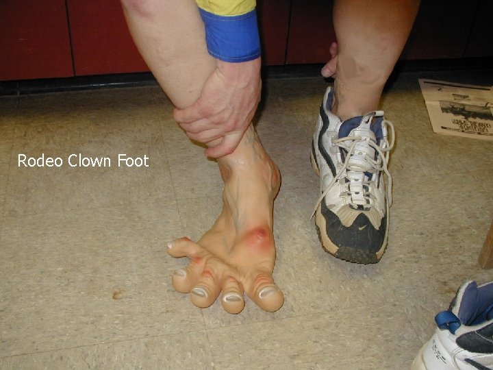 Rodeo Clown Foot 
