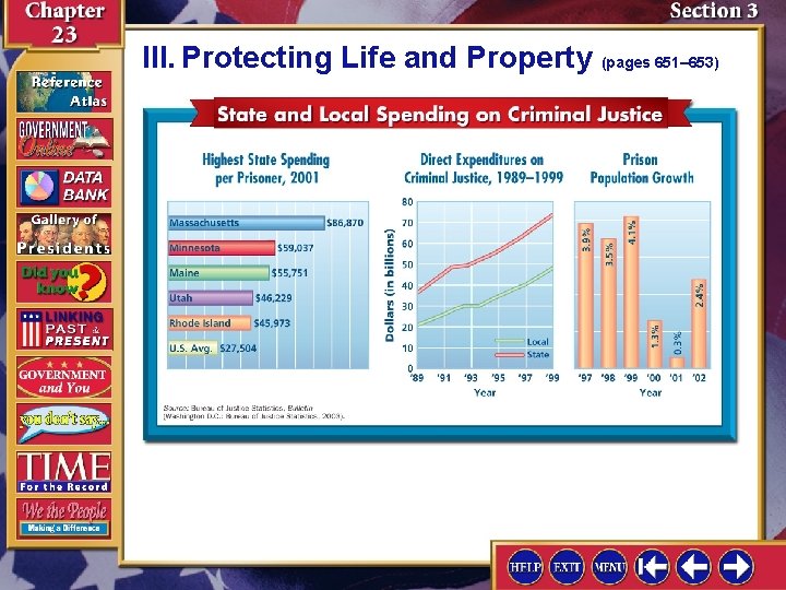 III. Protecting Life and Property (pages 651– 653) 