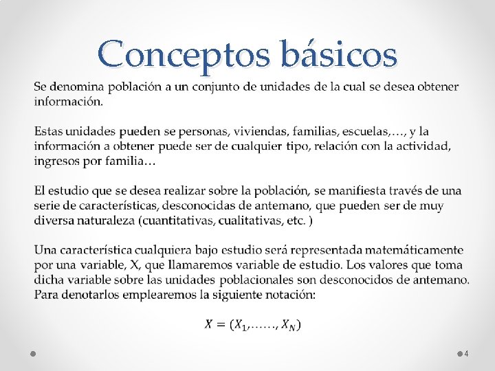  Conceptos básicos 4 