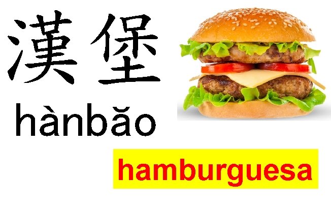 漢堡 hànbăo hamburguesa 漢堡 hànbăo hamburguesa
