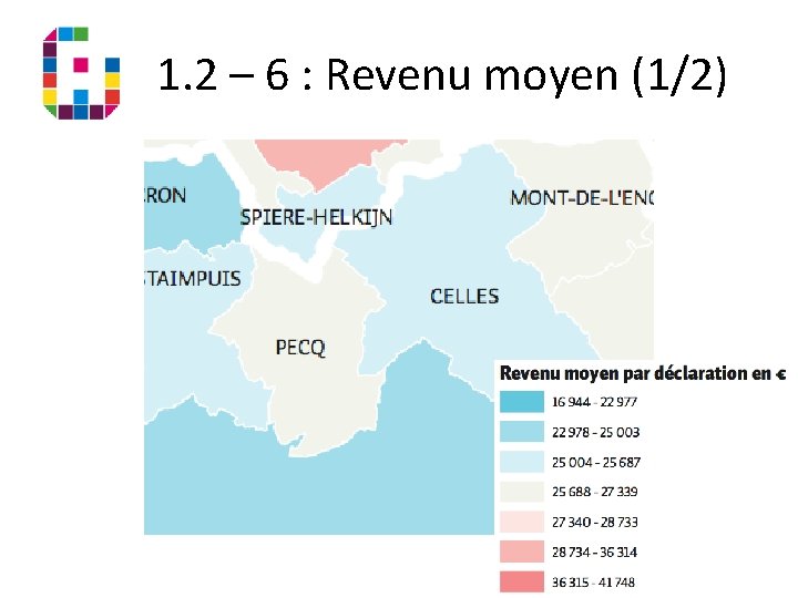 1. 2 – 6 : Revenu moyen (1/2) 