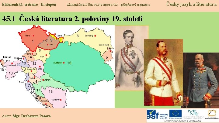 Elektronická učebnice - II. stupeň Základní škola Děčín VI, Na Stráni 879/2 – příspěvková