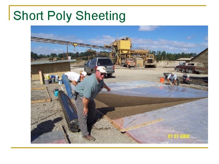 Short Poly Sheeting Short Poly Sheeting