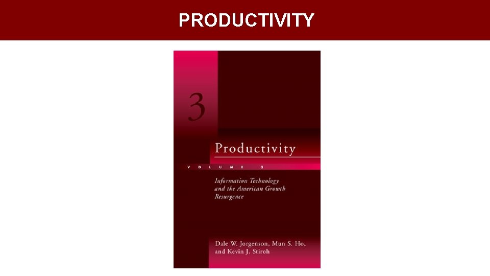 PRODUCTIVITY 