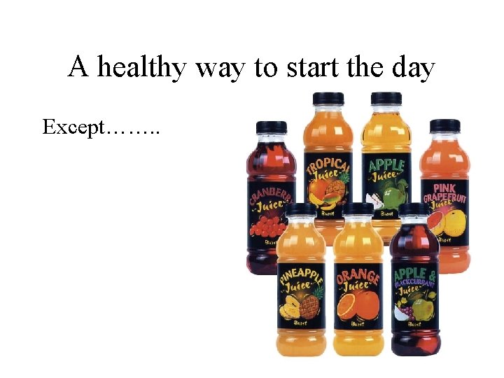 A healthy way to start the day Except……. . 