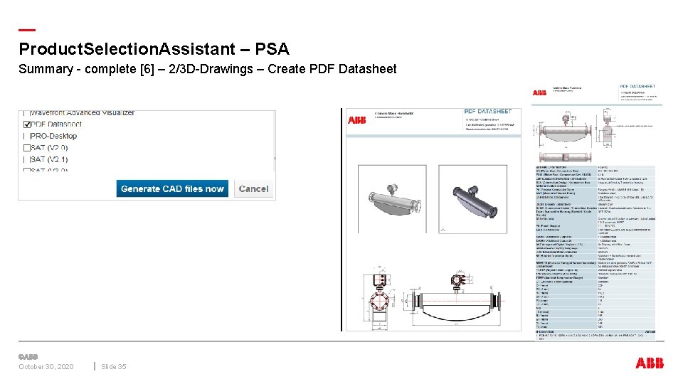 — Product. Selection. Assistant – PSA Summary - complete [6] – 2/3 D-Drawings –