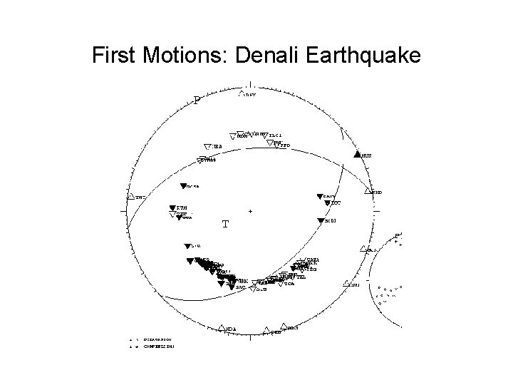 First Motions: Denali Earthquake 