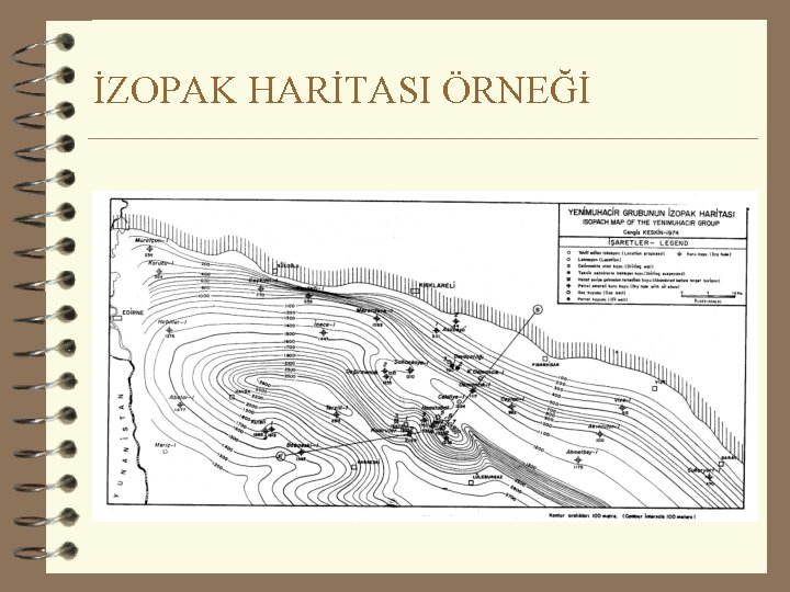 İZOPAK HARİTASI ÖRNEĞİ 