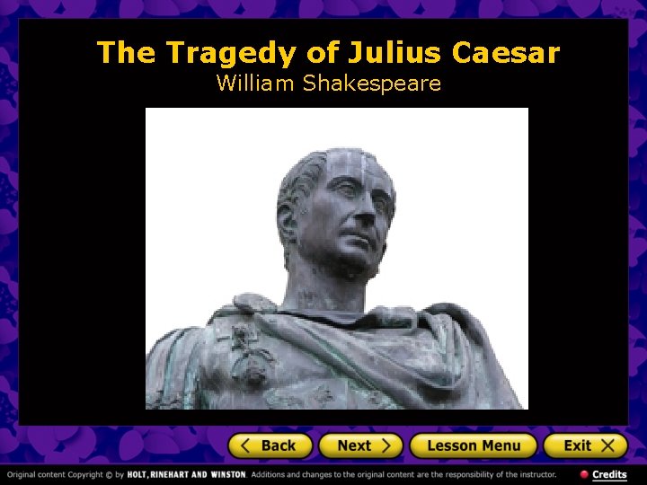 The Tragedy of Julius Caesar William Shakespeare 