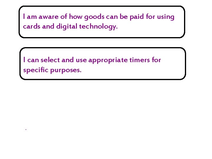 I am aware of how goods can be paid for using cards and digital