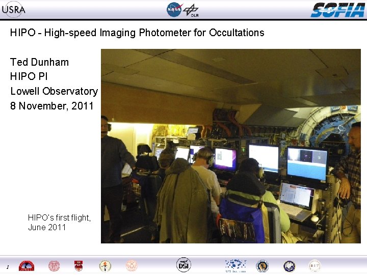 HIPO - High-speed Imaging Photometer for Occultations Ted Dunham HIPO PI Lowell Observatory 8