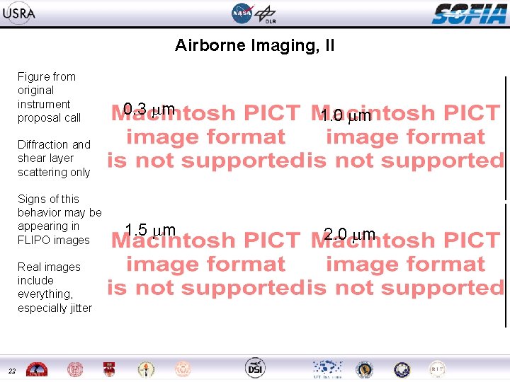 Airborne Imaging, II Figure from original instrument proposal call 0. 3 m 1. 0