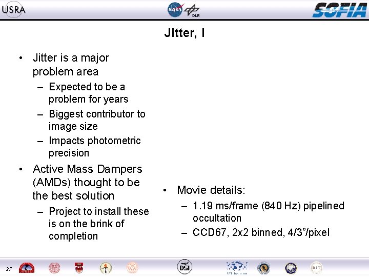 Jitter, I • Jitter is a major problem area – Expected to be a