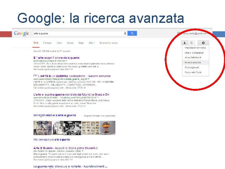 Google: la ricerca avanzata 