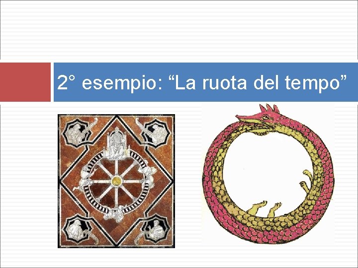 2° esempio: “La ruota del tempo” 