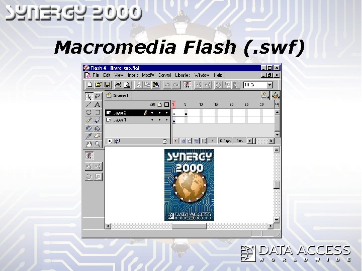 Macromedia Flash (. swf) 