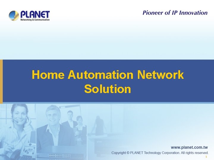 Home Automation Network Solution 1 