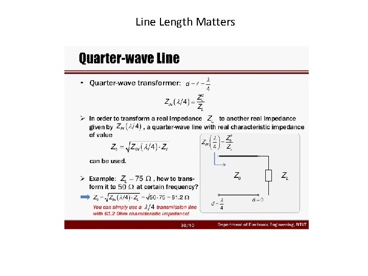 Line Length Matters 
