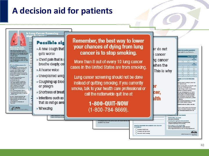 A decision aid for patients 48 