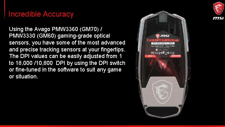 Incredible Accuracy Using the Avago PMW 3360 (GM 70) / PMW 3330 (GM 60)