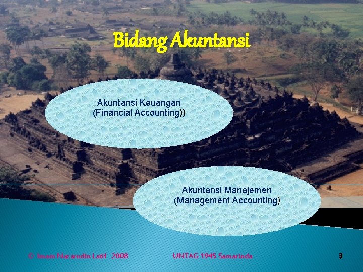 Bidang Akuntansi Keuangan (Financial Accounting)) Akuntansi Manajemen (Management Accounting) © Imam Nazarudin Latif 2008