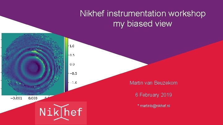 Nikhef instrumentation workshop my biased view Martin van Beuzekom 6 February 2019 * martinb@nikhef.