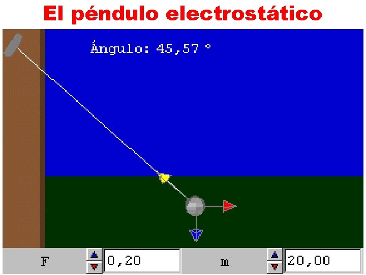 El péndulo electrostático 