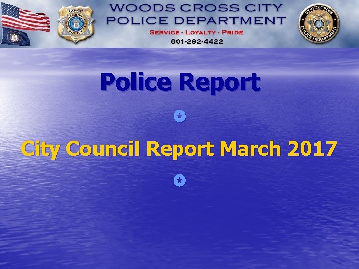 Police Report City Council Report March 2017 