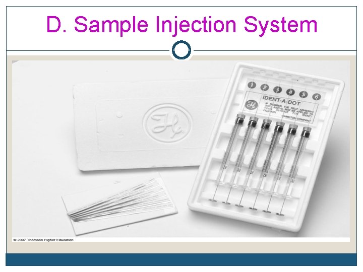 D. Sample Injection System 