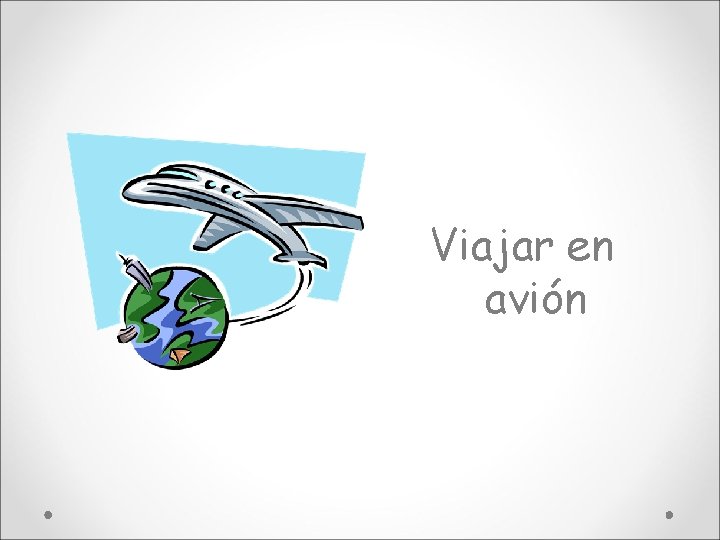 Viajar en avión 