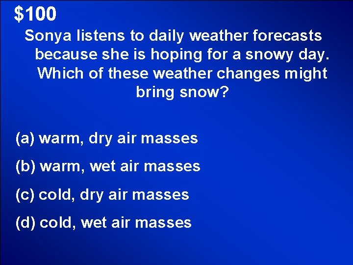 © Mark E. Damon - All Rights Reserved $100 Sonya listens to daily weather