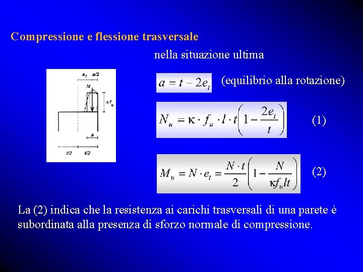 Pattern Di Compressione EDIFICI IN MURATURA La muratura uno dei pi