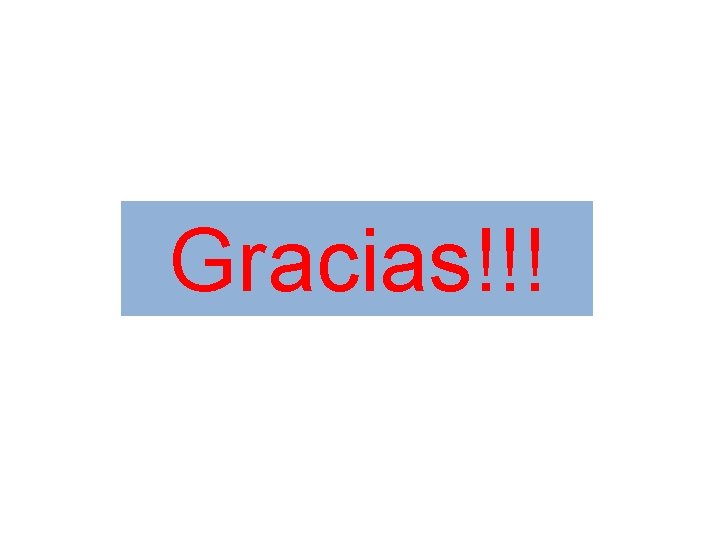 Gracias!!! 