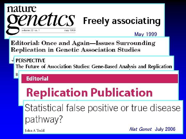 May 1999 J. Hirschhorn and D. Altshuler J Clin Endo Metab 2002 Am J May 1999 J. Hirschhorn and D. Altshuler J Clin Endo Metab 2002 Am J