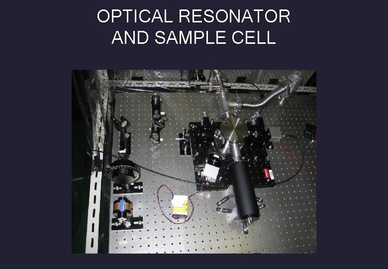 OPTICAL RESONATOR AND SAMPLE CELL 