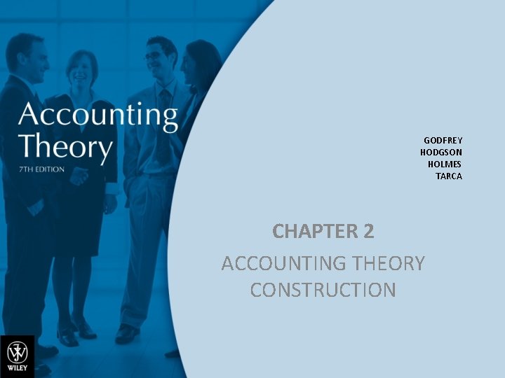 GODFREY HODGSON HOLMES TARCA CHAPTER 2 ACCOUNTING THEORY CONSTRUCTION GODFREY HODGSON HOLMES TARCA CHAPTER 2 ACCOUNTING THEORY CONSTRUCTION