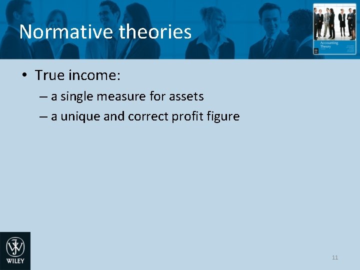 Normative theories • True income: – a single measure for assets – a unique Normative theories • True income: – a single measure for assets – a unique
