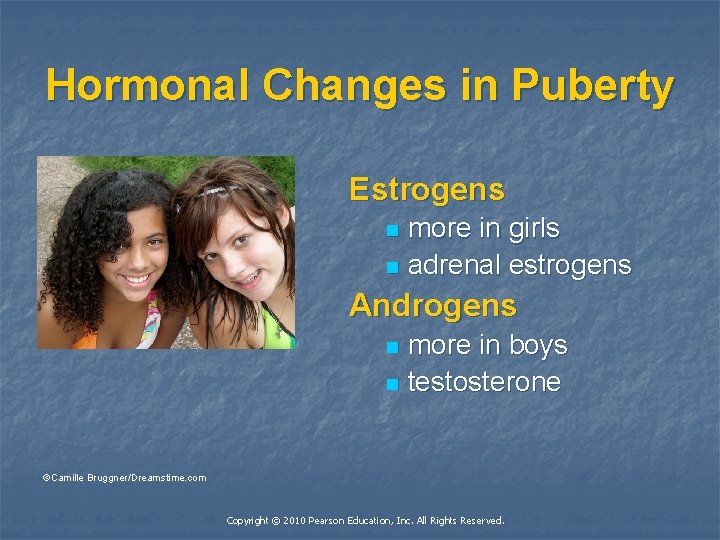 Hormonal Changes in Puberty Estrogens more in girls n adrenal estrogens n Androgens more