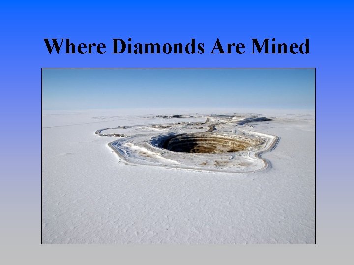 Where Diamonds Are Mined 