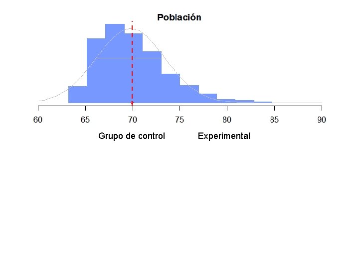 Grupo de control Experimental 