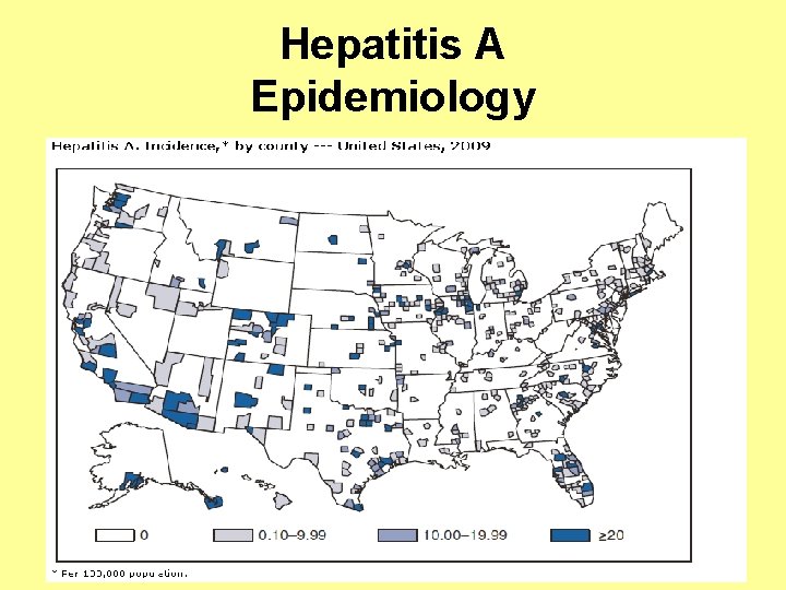 Hepatitis A Epidemiology 