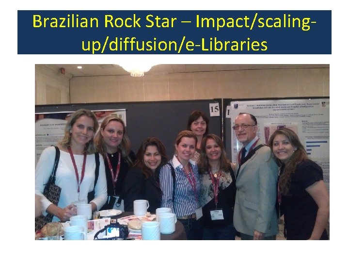 Brazilian Rock Star – Impact/scalingup/diffusion/e-Libraries 