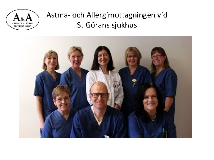 Astma- och Allergimottagningen vid St Görans sjukhus 