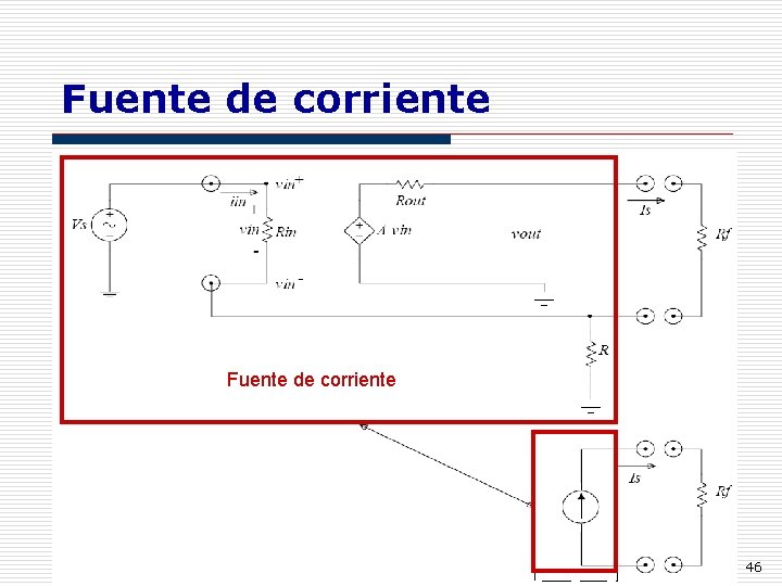 Fuente de corriente 46 