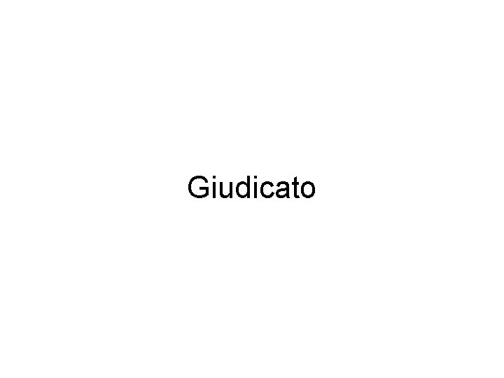 Giudicato 