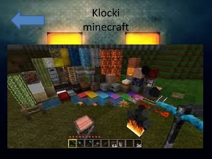 Klocki minecraft 