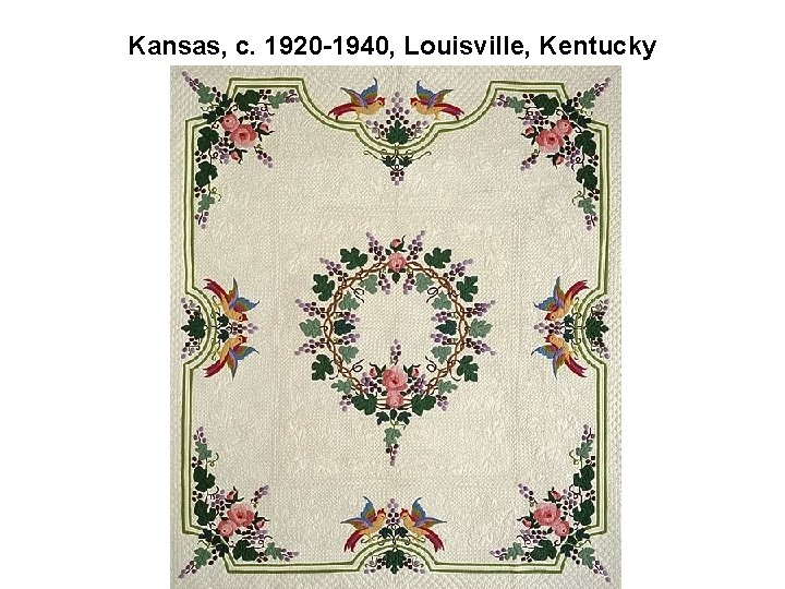 Kansas, c. 1920 -1940, Louisville, Kentucky 