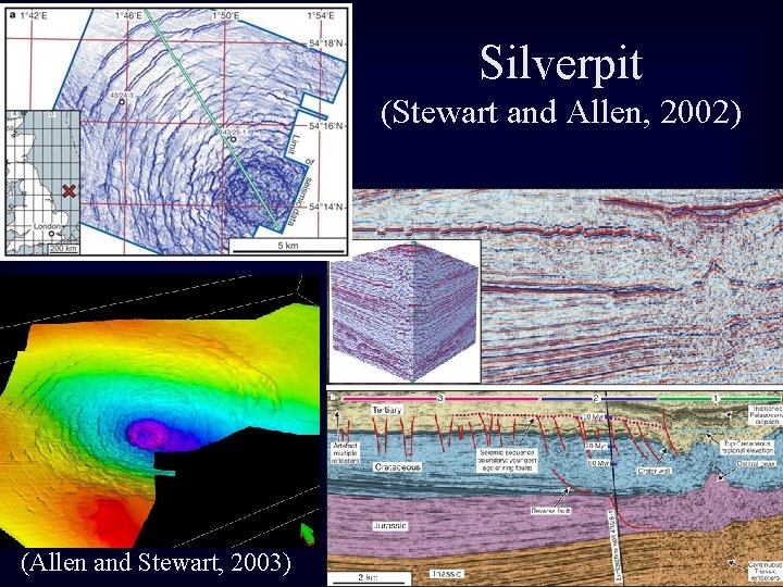 Silverpit (Stewart and Allen, 2002) (Allen and Stewart, 2003) 